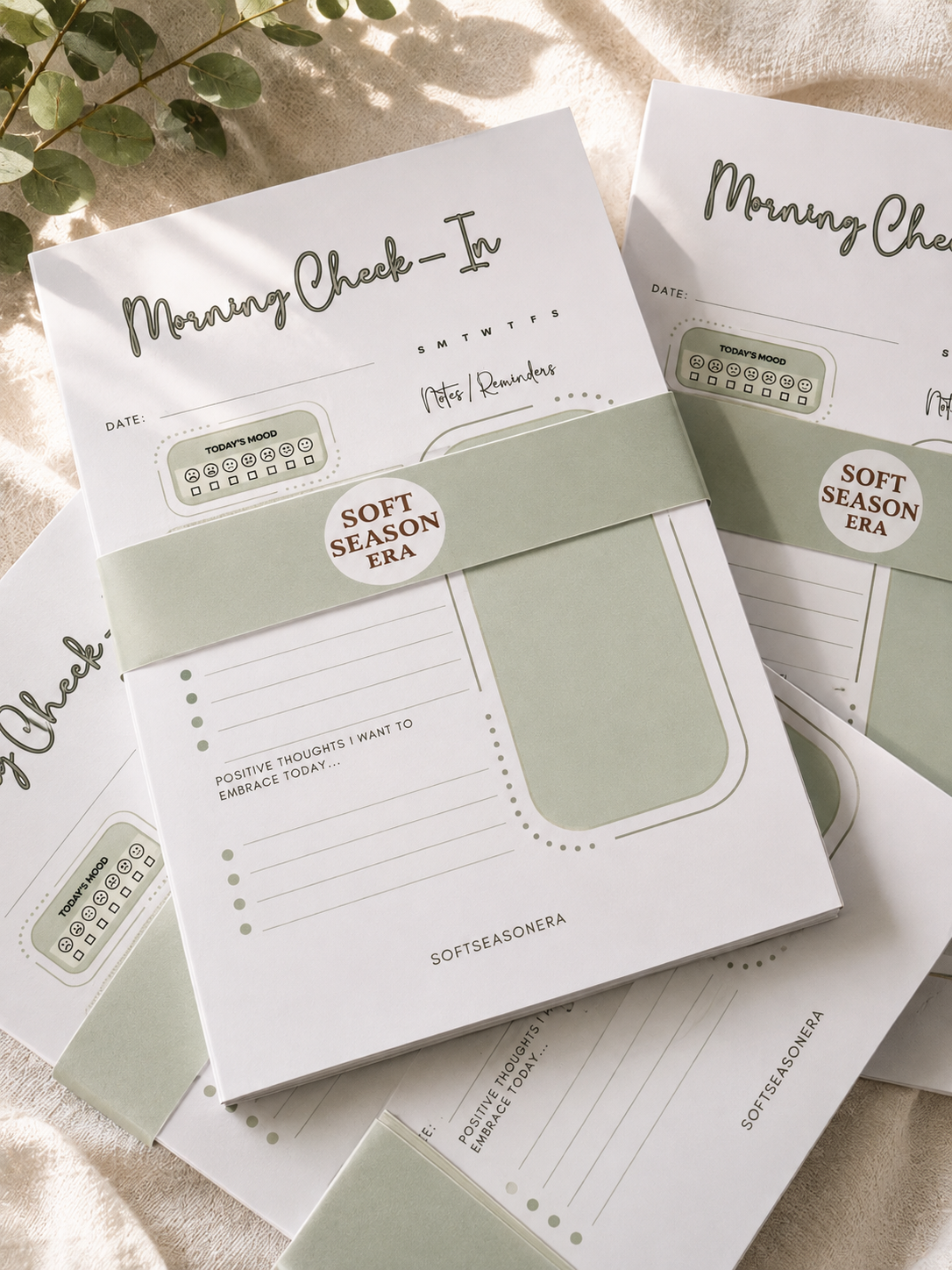 Morning Check-In Notepad